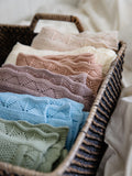 Custom Hand Embroidered Organic Cotton Blanket