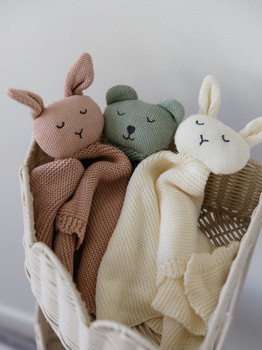 Personalized Custom Hand-Embroidered Knit Lovey