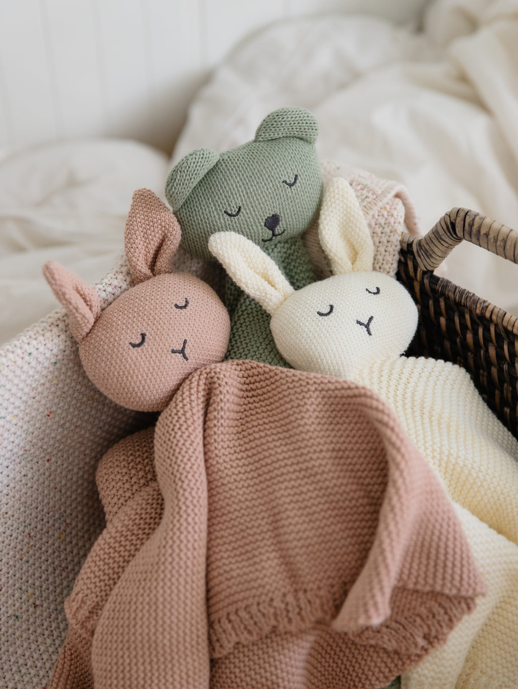 Custom Hand Embroidered Blanket & Lovey Bundle