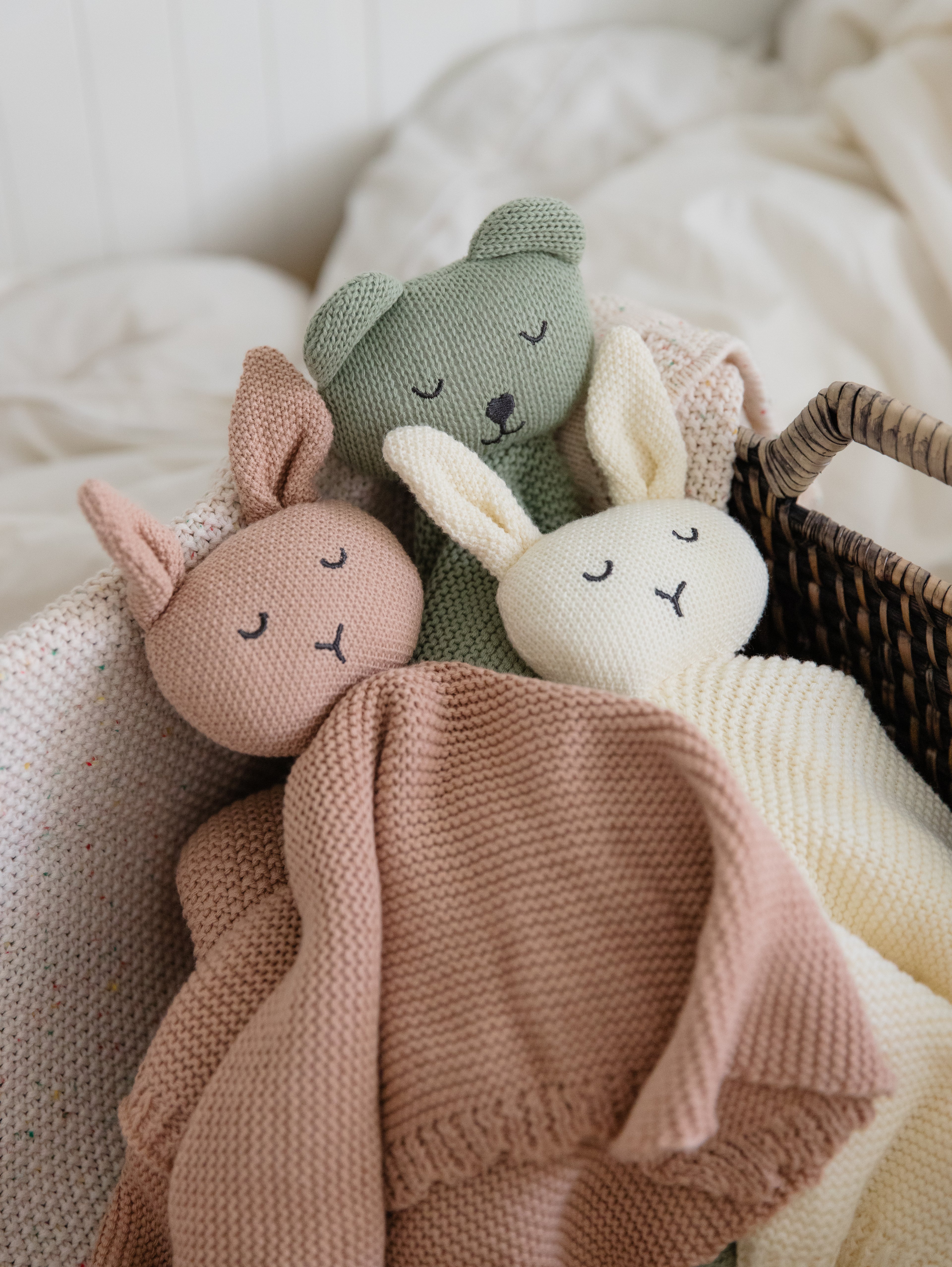 Custom Hand Embroidered Blanket & Lovey Bundle
