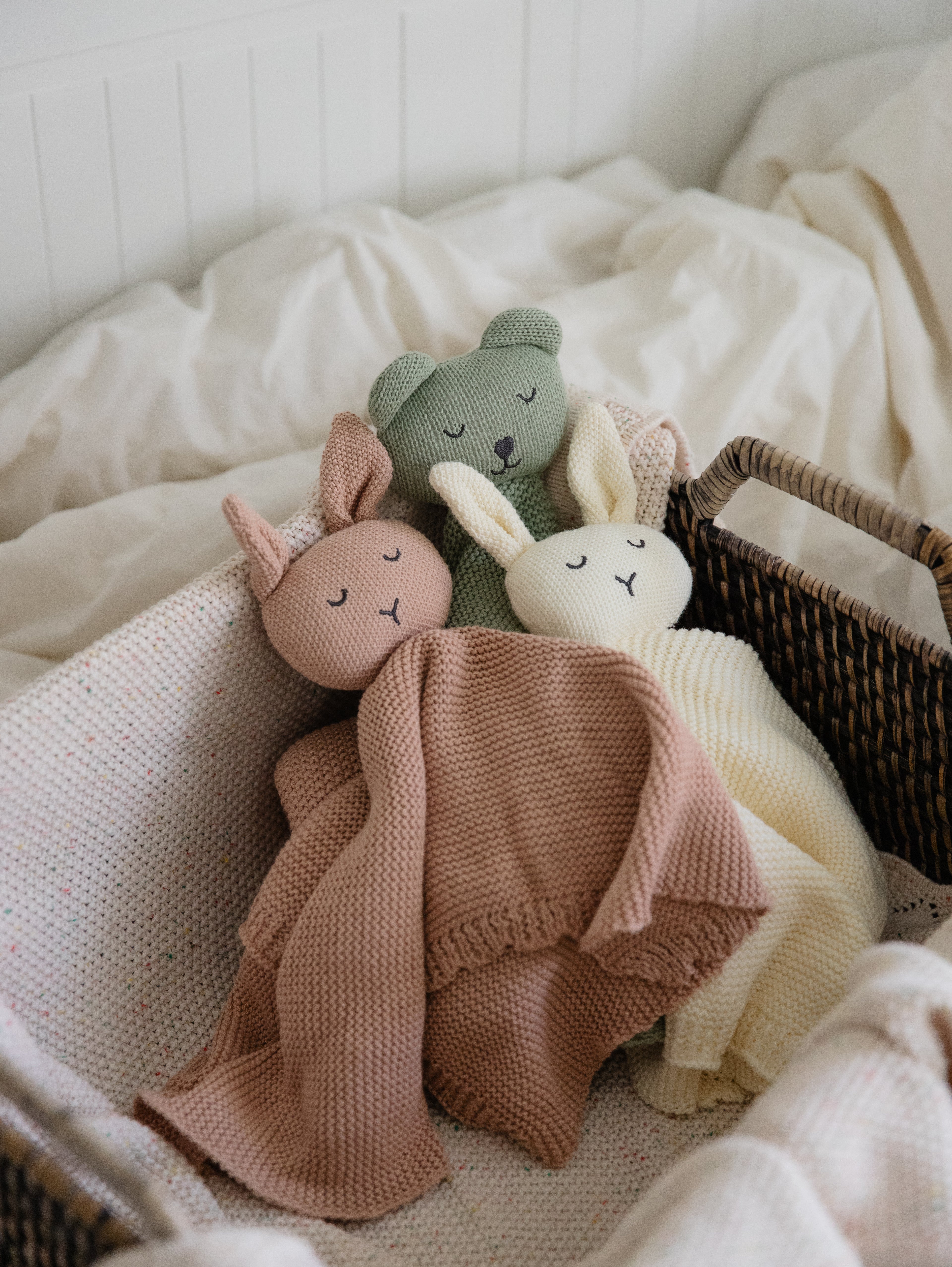 Custom Hand Embroidered Blanket & Lovey Bundle