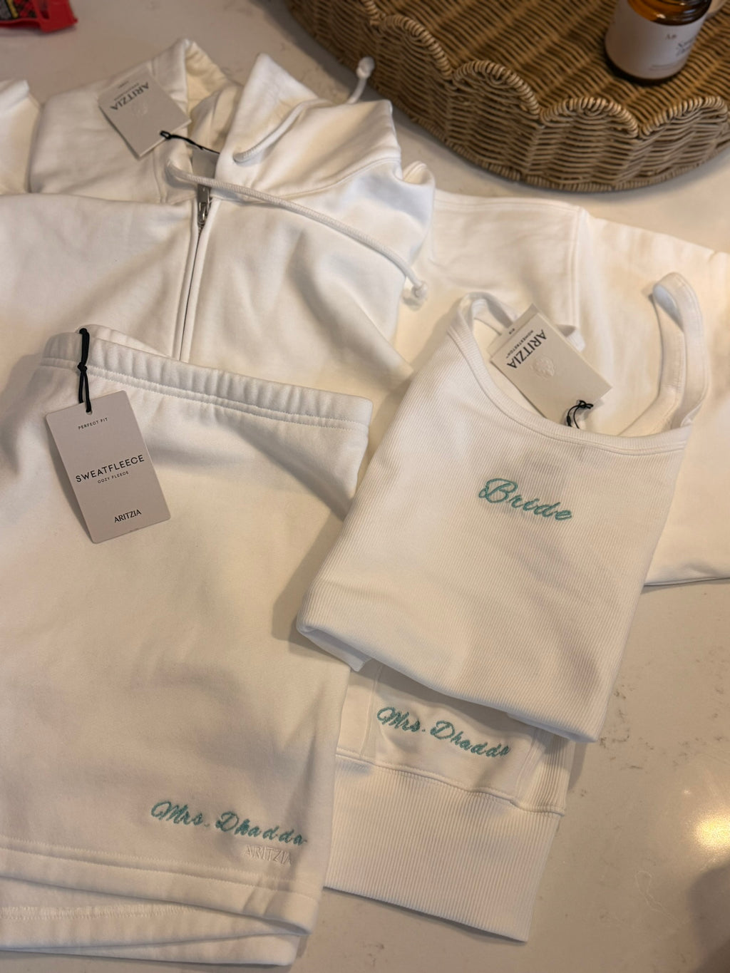 Custom Embroidered High-Neck Tanks | Bachelorette &amp; Bridal Party Tops