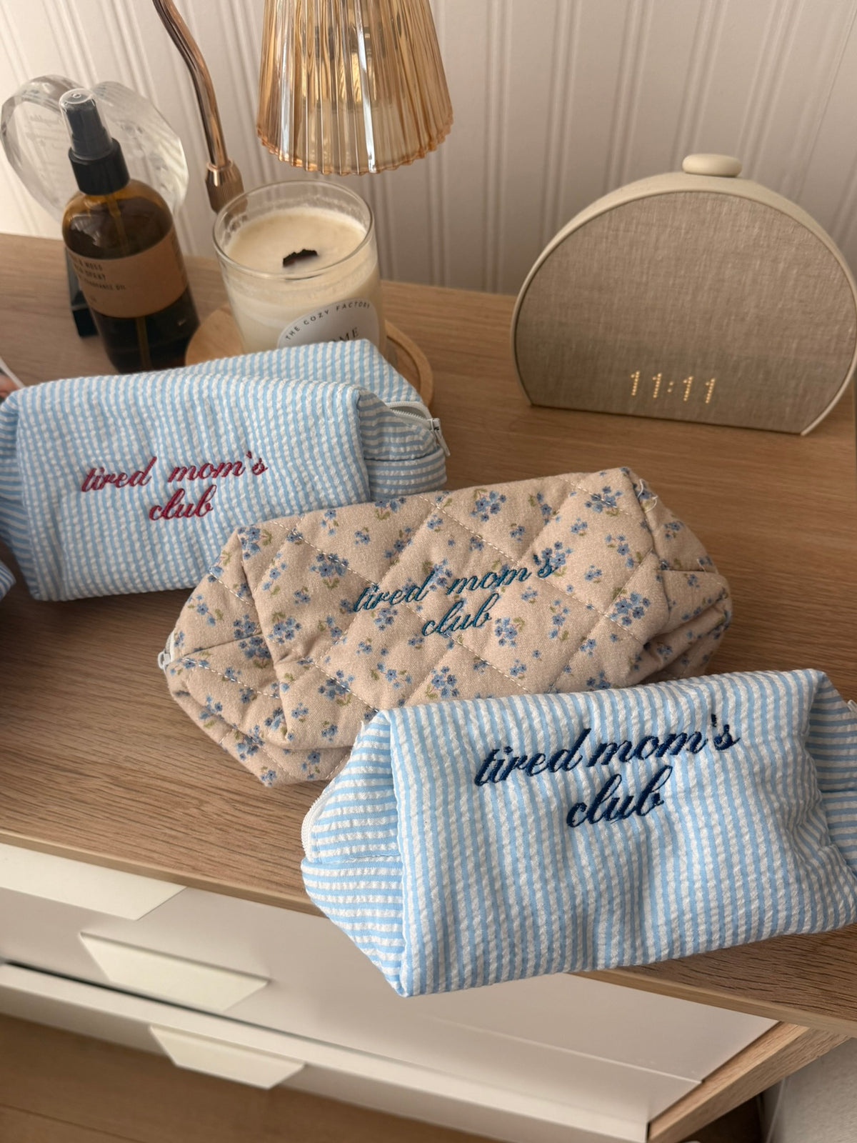Custom Embroidered Cosmetic Pouch