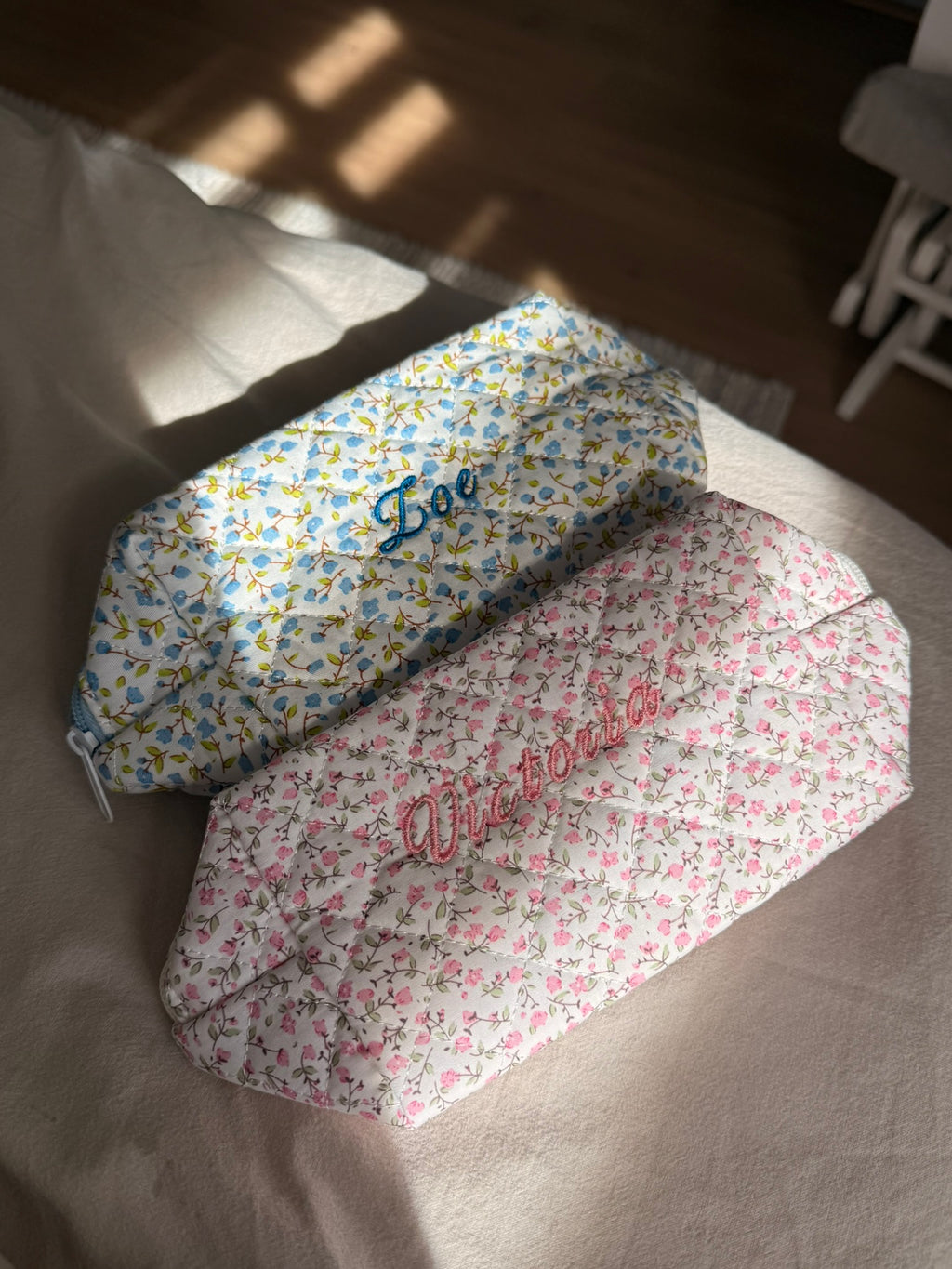 Custom Embroidered Cosmetic Pouch
