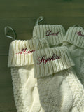 Custom Machine Embroidered Christmas Stockings