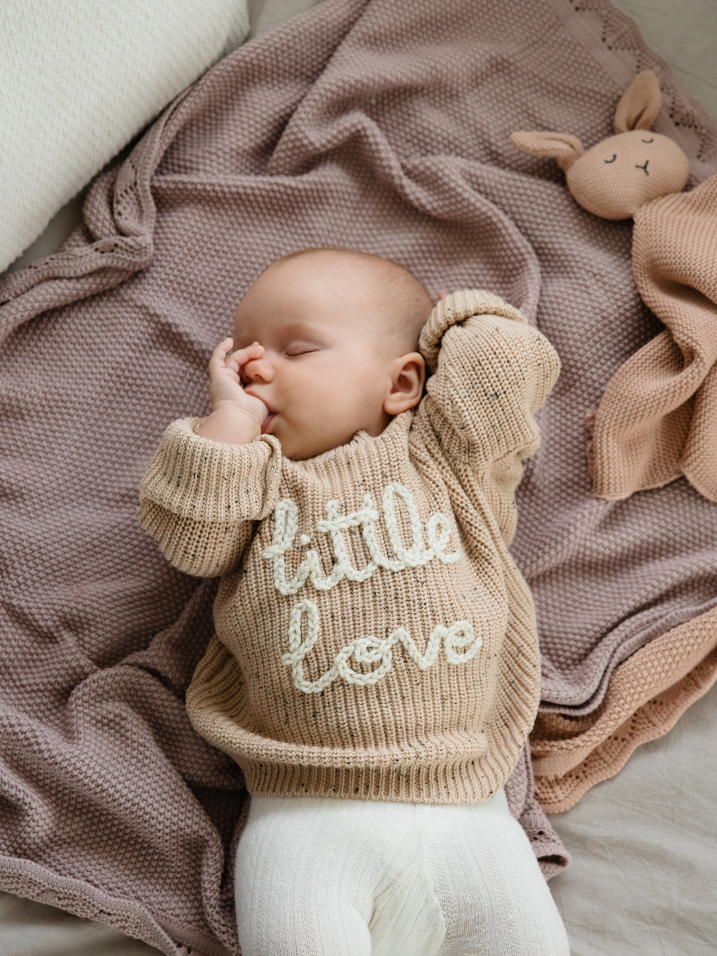 Personalized Custom Hand-Embroidered Baby/Toddler Name Sweater