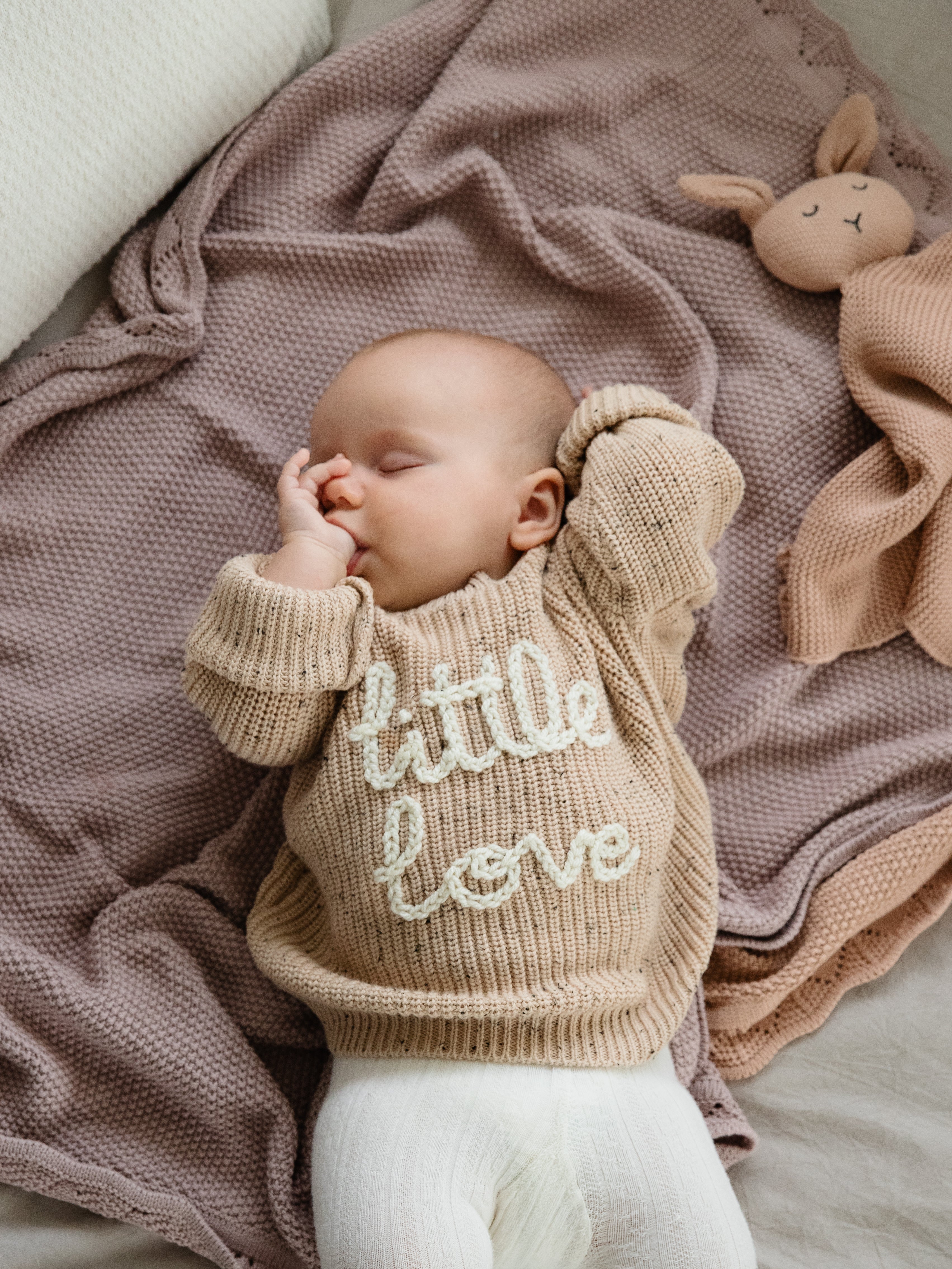 Personalized Custom Hand-Embroidered Baby/Toddler Name Sweater