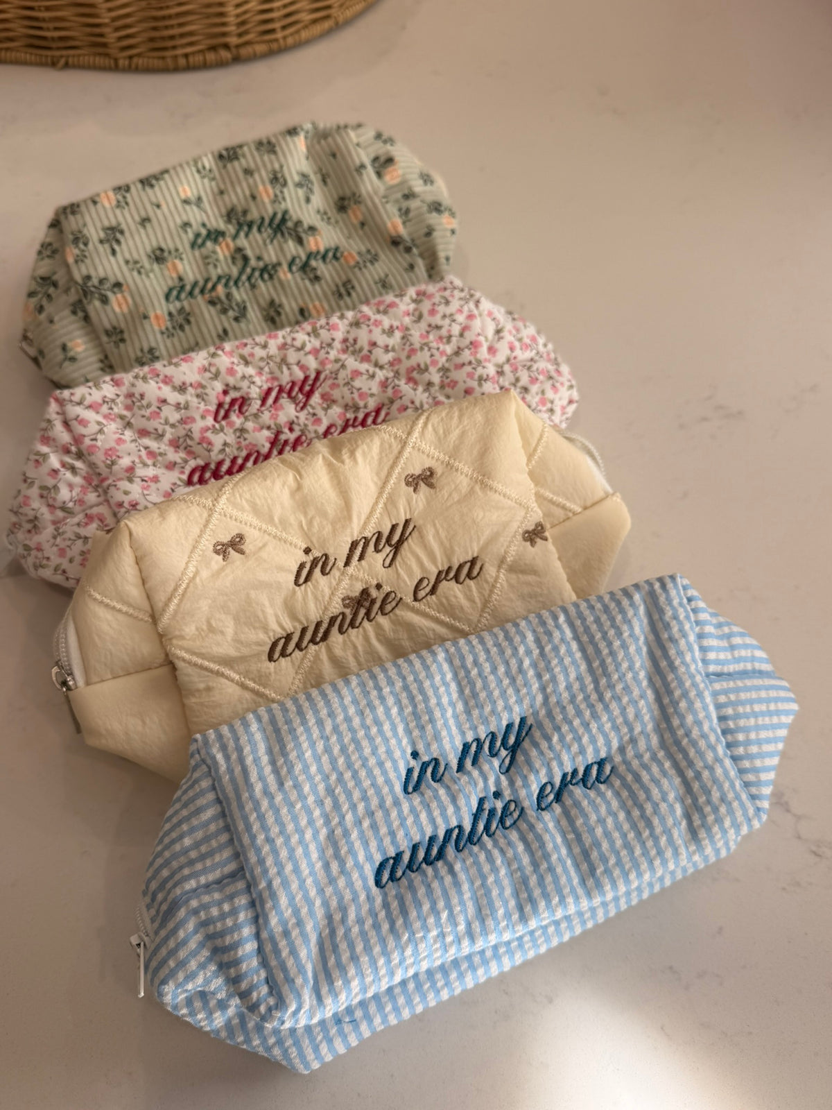 Custom Embroidered Cosmetic Pouch