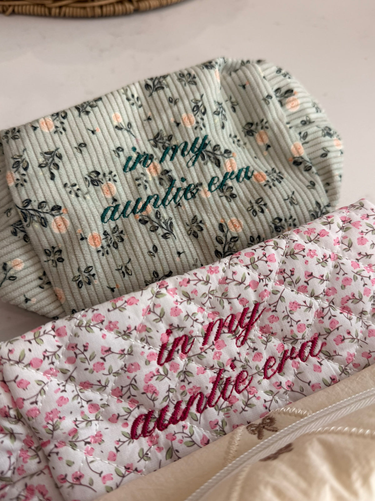 Custom Embroidered Cosmetic Pouch