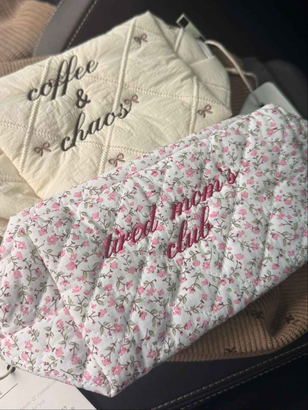 Custom Embroidered Cosmetic Pouch