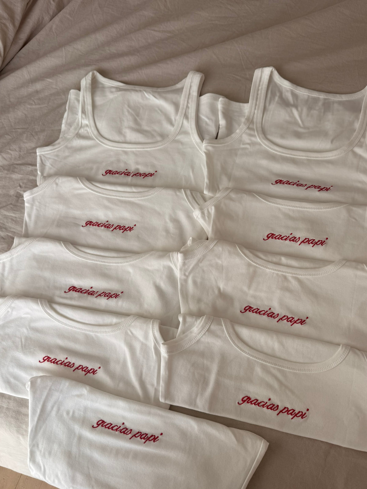 Custom Embroidered High-Neck Tanks | Bachelorette &amp; Bridal Party Tops