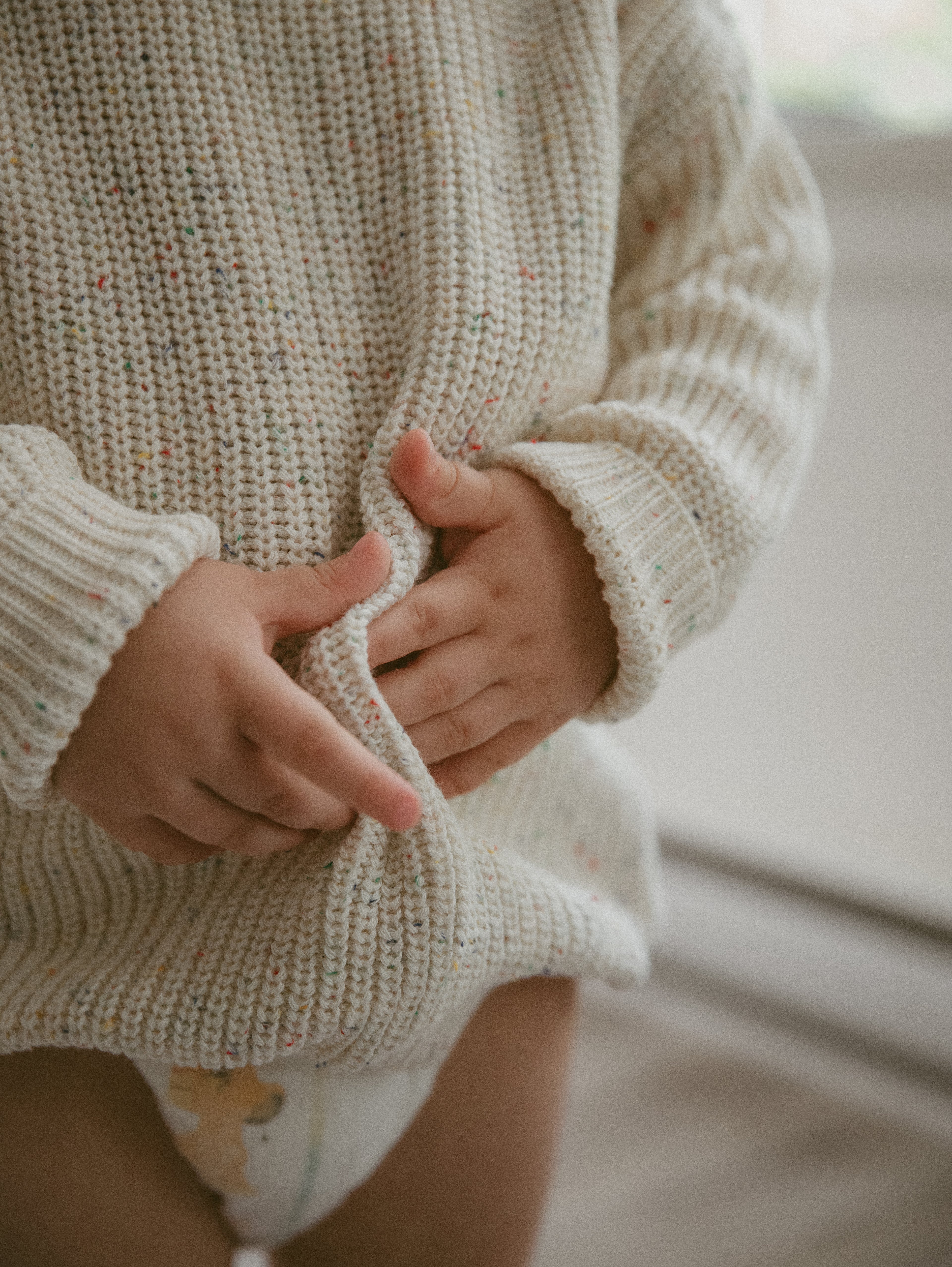 Personalized Custom Hand-Embroidered Baby/Toddler Name Sweater