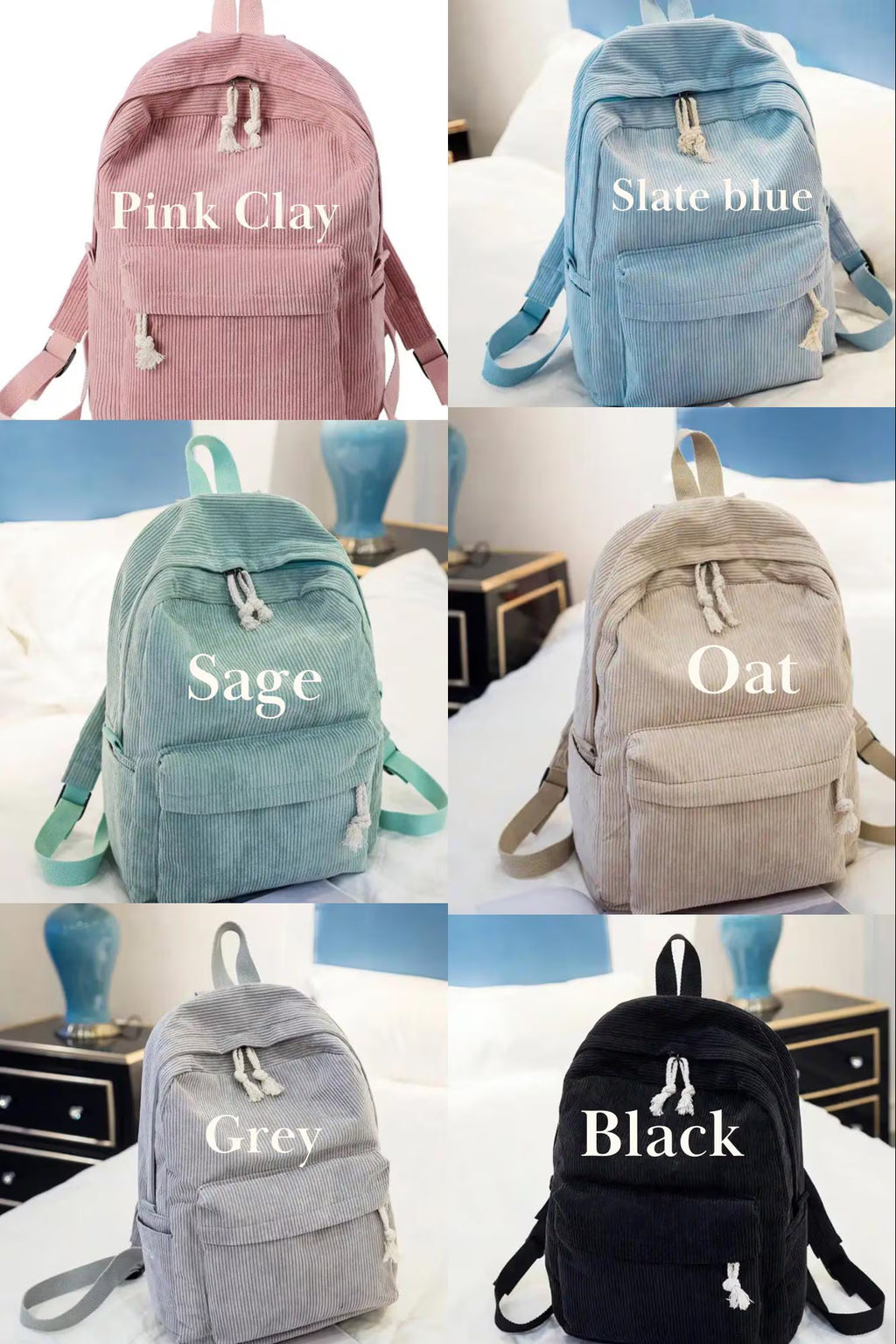 Hand Embroidered Custom Name Backpack