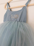 Personalized Hand Embroidered Tulle Dress