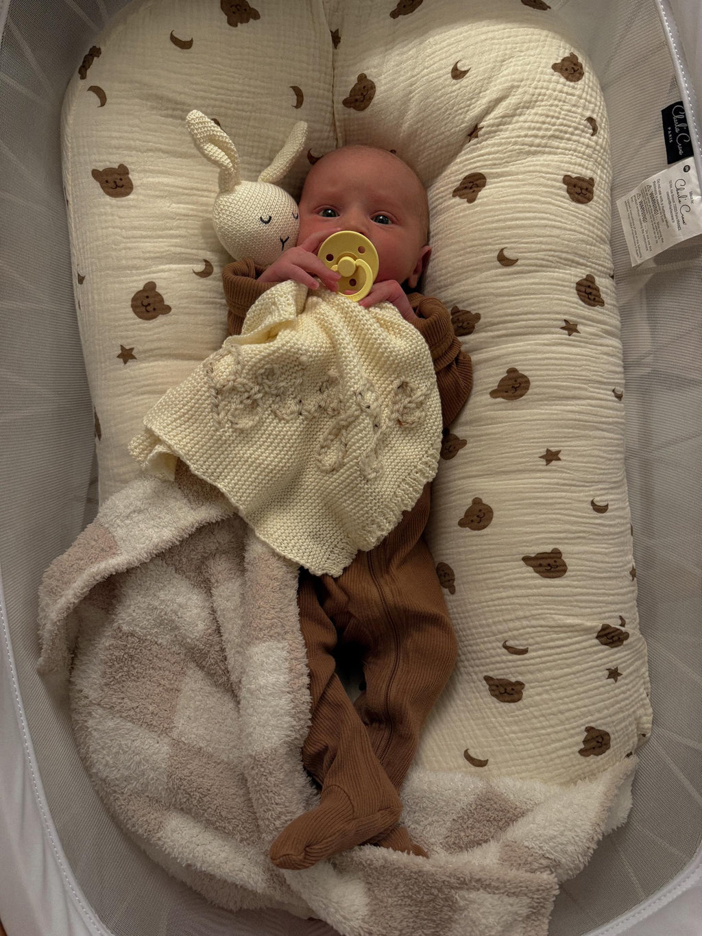 Personalized Custom Hand-Embroidered Knit Lovey