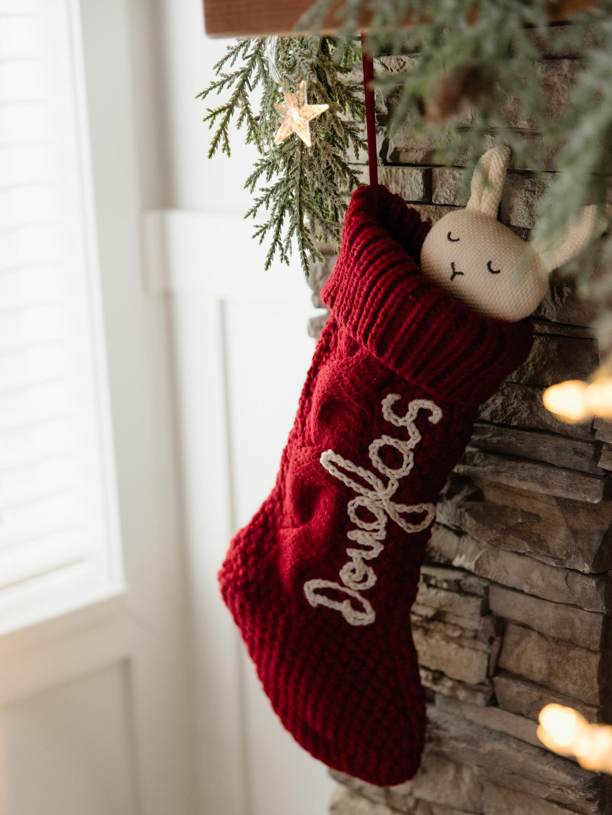 Custom Hand-Embroidered Christmas Stockings