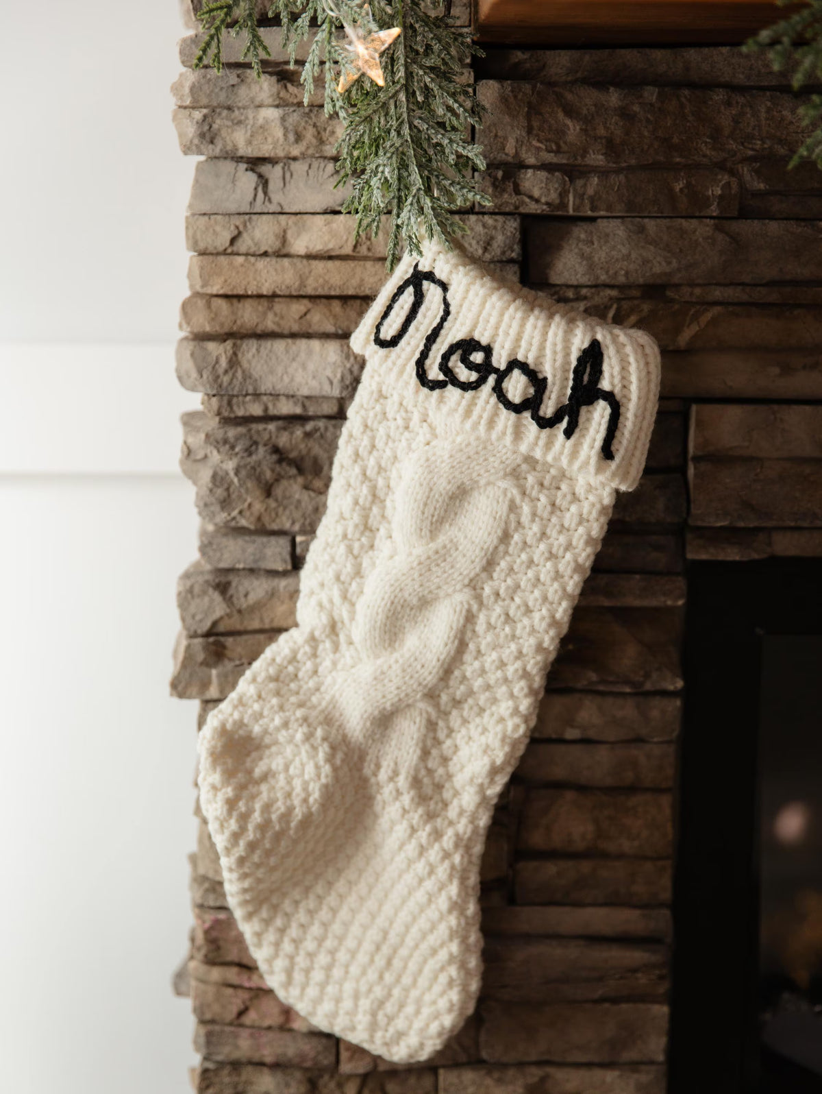 Custom Hand-Embroidered Christmas Stockings