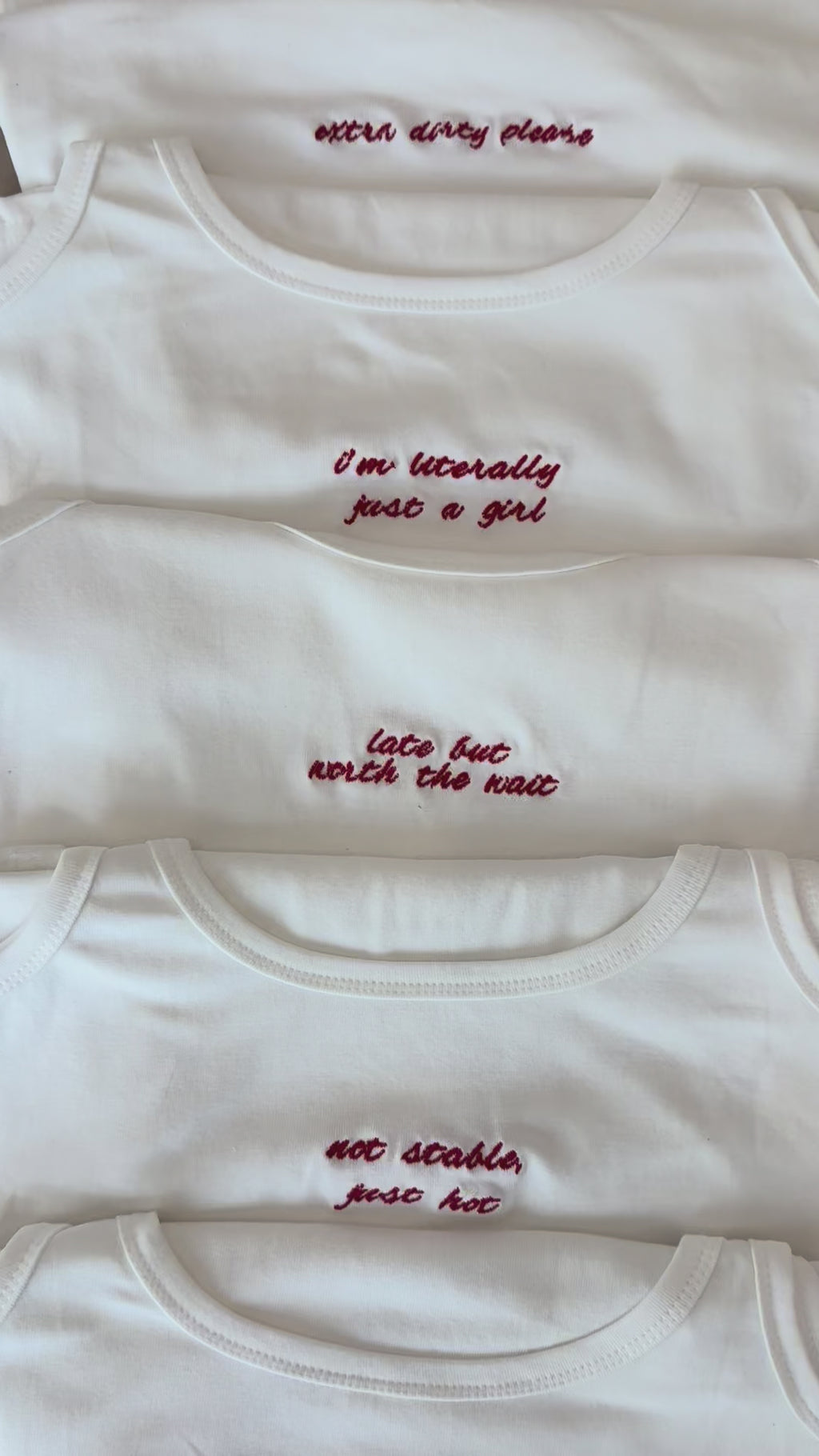 Custom Embroidered High-Neck Tanks | Bachelorette &amp; Bridal Party Tops