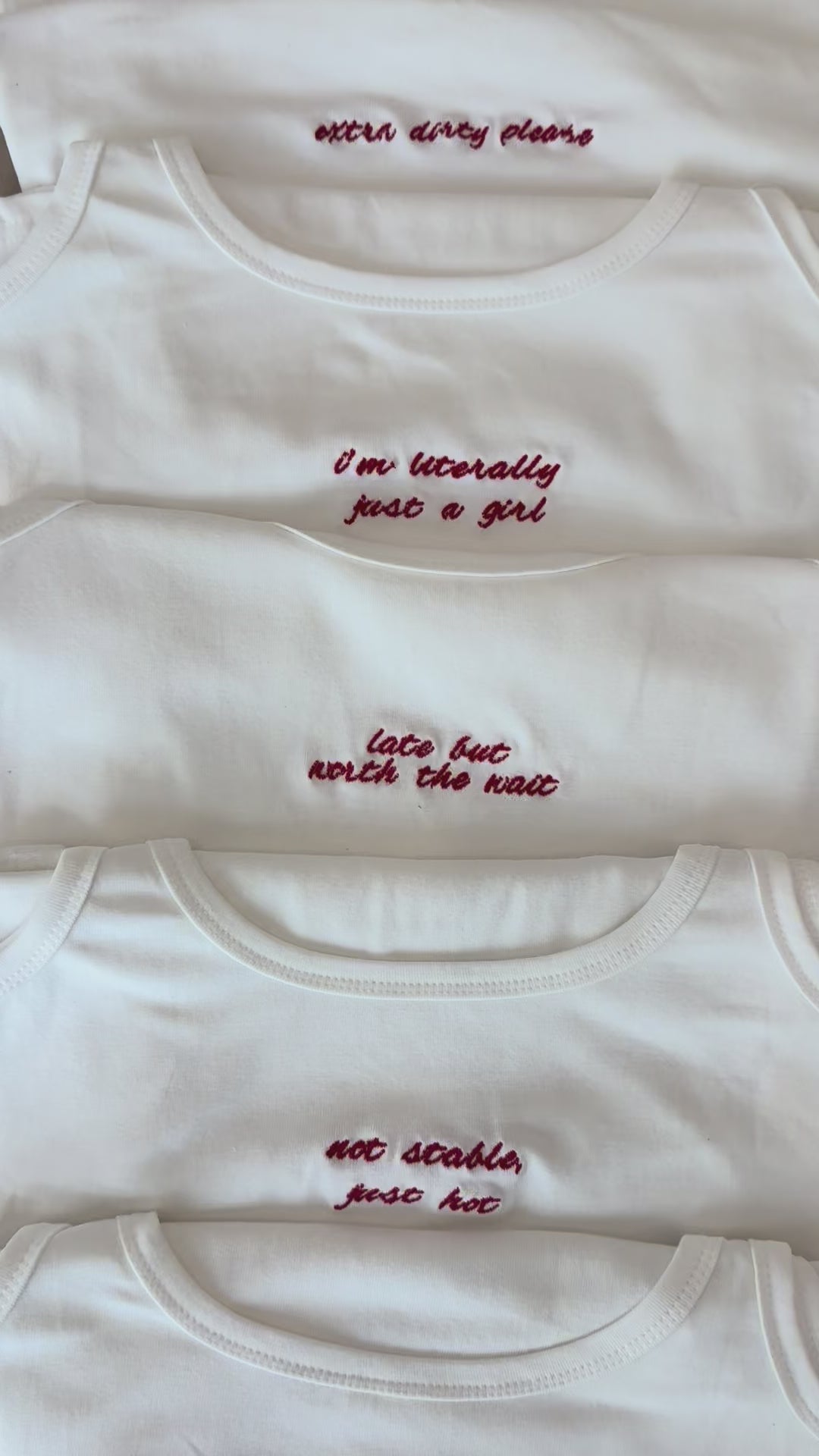 Custom Embroidered High-Neck Tanks | Bachelorette &amp; Bridal Party Tops